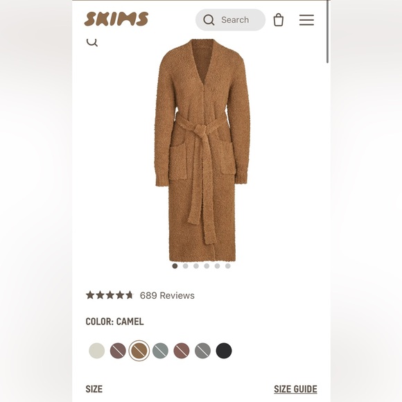 SKIMS Other - SKIMS Cozy Knit Robe